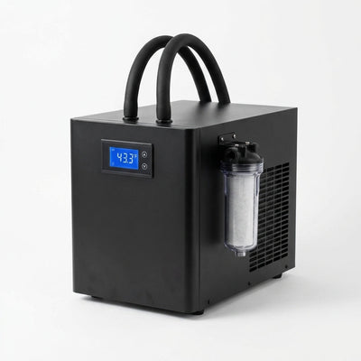 Cold Plunge Water Chiller Engineered for Home Use, 1/3HP Cooling System, Titanium Evaporator, Remote Control