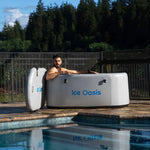 Ice Bath Tub with Water Chiller Compatibility-Xxl 77" X 28"X 24"Cold Plunge Tub for Athletes - Outdoor, Portable, Inflatable - Recovery PRO