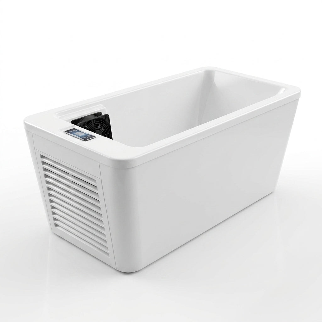Cold Plunge Tub Engineered for Hot & Cold Therapy, 61 Gallon Capacity, 77x31.5x30 Inches, Wellness Recovery — Studio Shot
