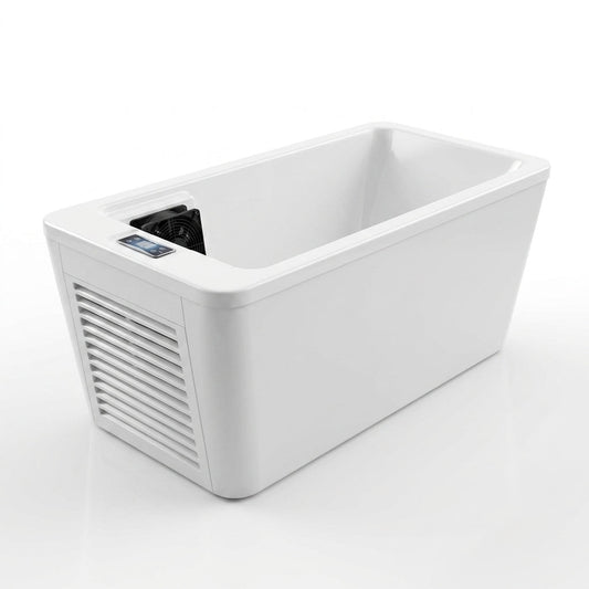 Cold Plunge Tub Engineered for Hot & Cold Therapy, 61 Gallon Capacity, 77x31.5x30 Inches, Wellness Recovery — Studio Shot