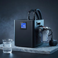 Ice Bath Water Chiller, 1/3HP Cold Plunge Chiller with External Filter, Filter Pad, and Pump, Remote Control Water Chiller, for Home and Professional Use — Studio Shot
