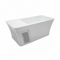Cold Plunge Tub Engineered for Hot & Cold Therapy, 61 Gallon Capacity, 77x31.5x30 Inches, Advanced Cooling