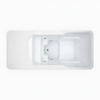 Cold Plunge Tub Engineered for Hot & Cold Therapy, 61 Gallon Capacity, 77x31.5x30 Inches, Advanced Cooling