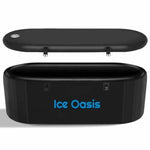 Ice Bath Tub with Water Chiller Compatibility-Xxl 77" X 28"X 24"Cold Plunge Tub for Athletes - Outdoor, Portable, Inflatable - Recovery PRO