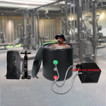 Pro Elite Recovery 90Cm Ice Pod Ice Bath Therapy Inflatable DWF Cold Plunge Tub for 03Hp Water Chiller for Athletes