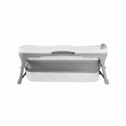 Portable Bathtub for Adults, 56" Foldable Collapsible Soaking Bath/Ice Bath | Space-Saving, Ergonomic Comfort. Hot Bath or Ice Plunge. Easy Setup, Compact Storage, No Install, Fits Any Home or Outdoor