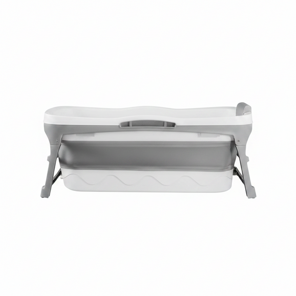 Portable Bathtub for Adults, 56" Foldable Collapsible Soaking Bath/Ice Bath | Space-Saving, Ergonomic Comfort. Hot Bath or Ice Plunge. Easy Setup, Compact Storage, No Install, Fits Any Home or Outdoor